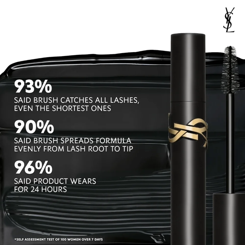 YSL Lash Clash Mascara Volume Extreme: Black, 2ml (Travel Size), NWOB